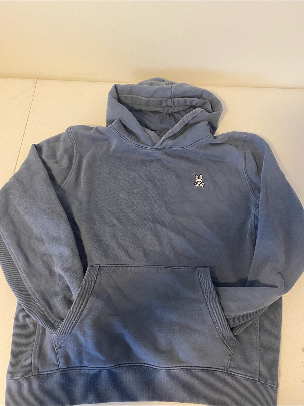 Kids Psycho Bunny Slate Blue Pullover Hoodie